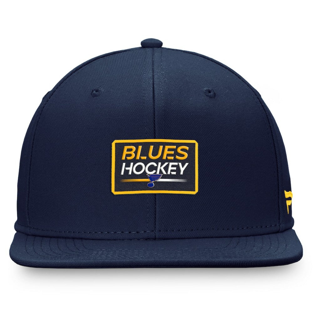 St. Louis Blues Fanatics Authentic Pro Prime Snapback Hat – Navy