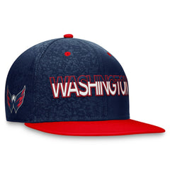 Washington Capitals Fanatics Authentic Pro Rink Two-Tone Snapback Hat – Navy/ Red