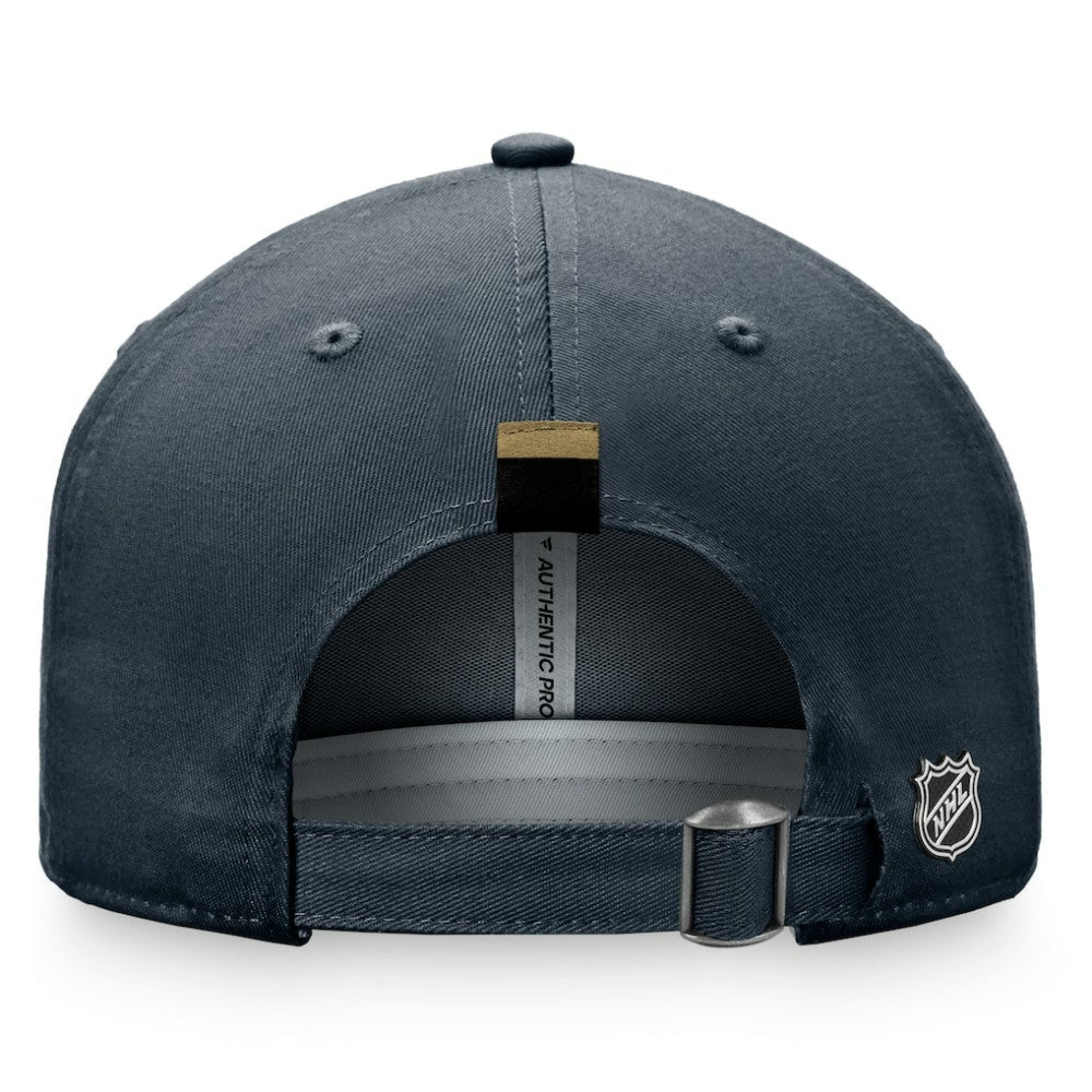 Vegas Golden Knights Fanatics Women's Authentic Pro Rink Adjustable Hat Charcoal