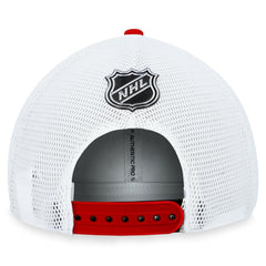 Chicago Blackhawks Fanatics Authentic Pro Rink Trucker Adjustable Hat Black
