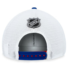 New York Rangers Fanatics Authentic Pro Rink Trucker Adjustable Hat Red