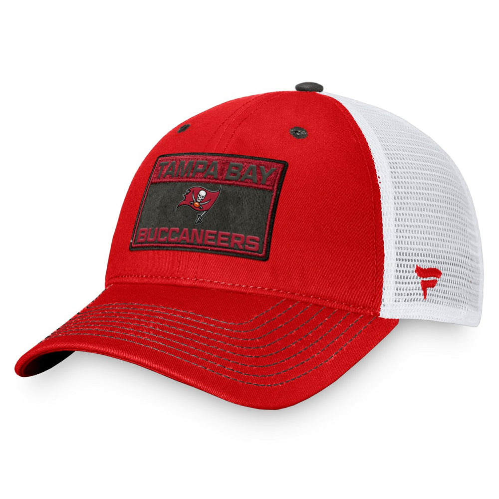 Tampa Bay Buccaneers Fundamentals Trucker Adjustable Hat - Red/White cheap