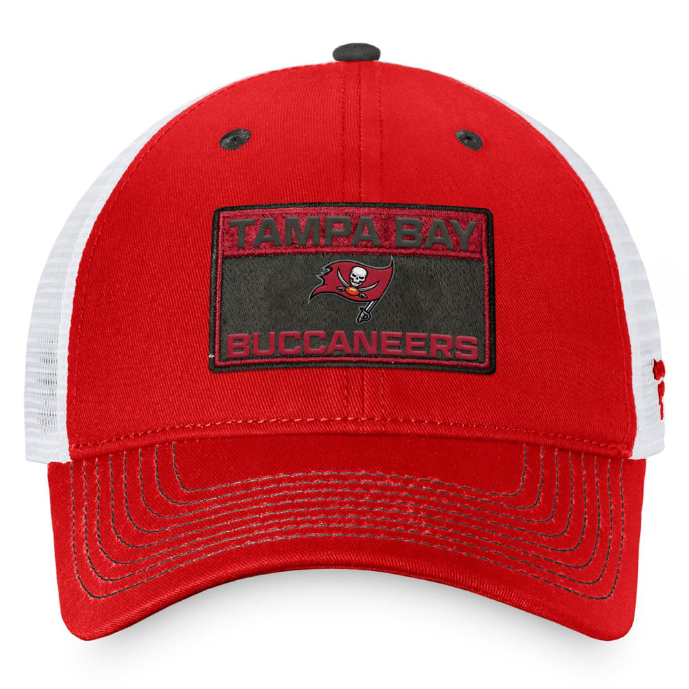 Tampa Bay Buccaneers Fundamentals Trucker Adjustable Hat - Red/White cheap