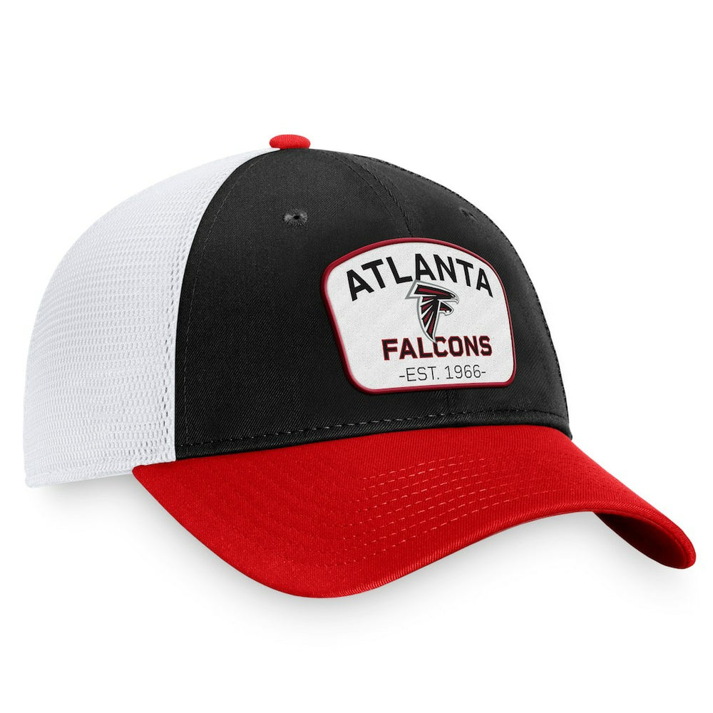 Atlanta Falcons Fundamentals Two-Tone Trucker Adjustable Hat - Black/White on sale
