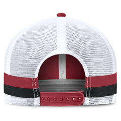 Arizona Cardinals Fundamentals Side Stripe Trucker Adjustable Hat - Cardinal/White outlet