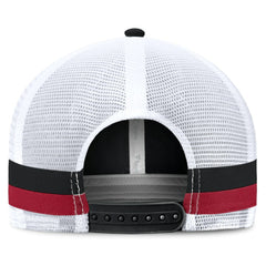 Atlanta Falcons Fundamentals Side Stripe Trucker Adjustable Hat - Black/White sale