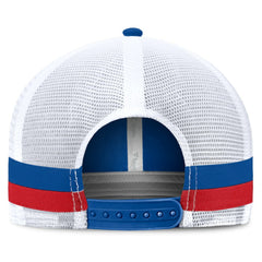 Buffalo Bills Fundamentals Side Stripe Trucker Adjustable Hat - Royal/White cheap
