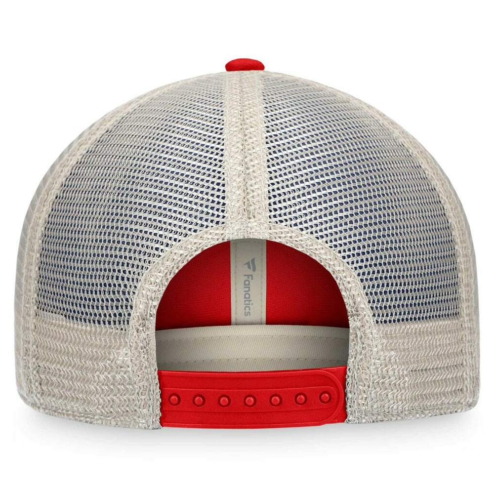 Tampa Bay Buccaneers Heritage Patch Trucker Adjustable Hat - Red/Natural sale