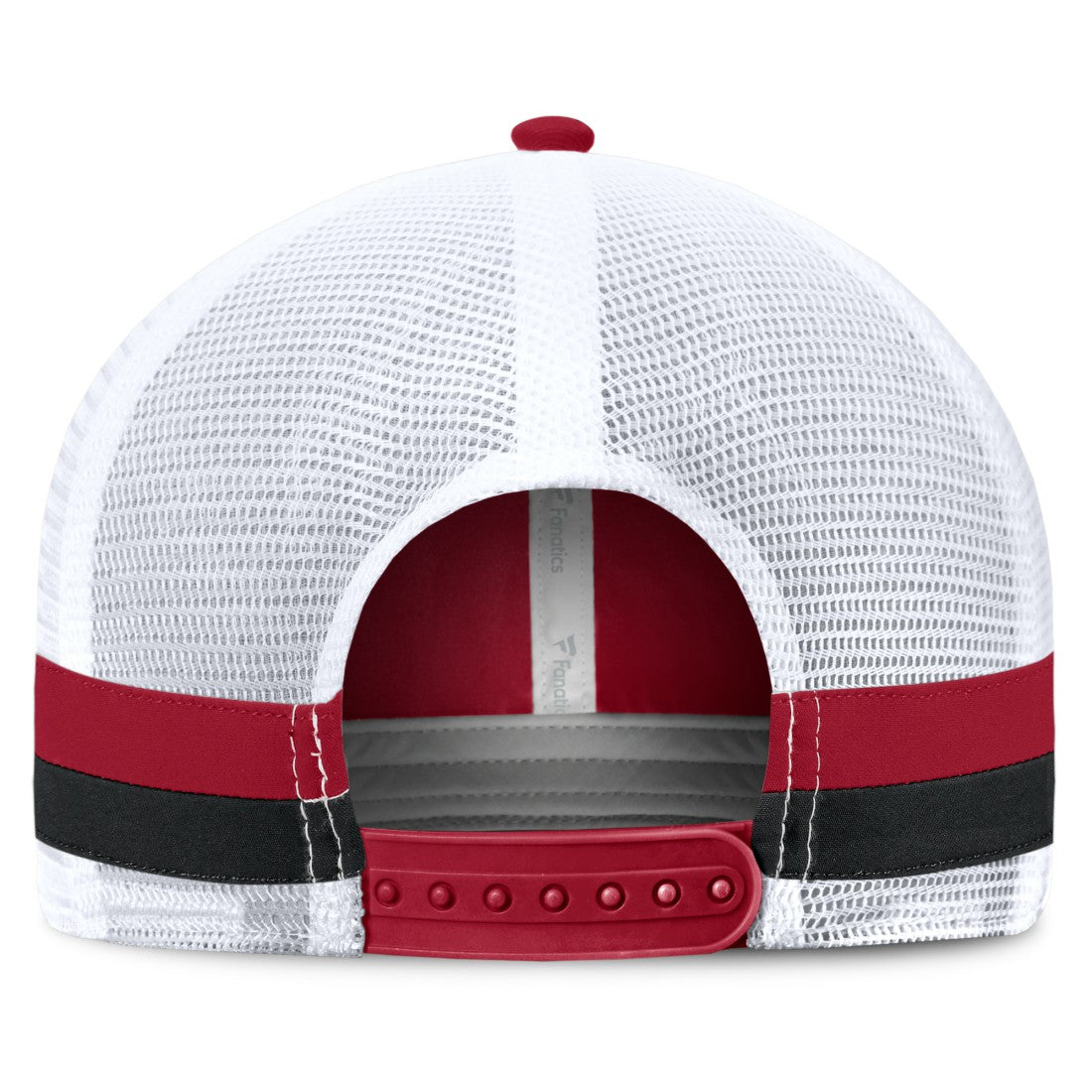 Tampa Bay Buccaneers Fundamentals Side Stripe Trucker Adjustable Hat - Red/White discount