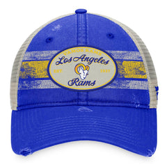 Los Angeles Rams Heritage Trucker Adjustable Hat - Royal/Natural online