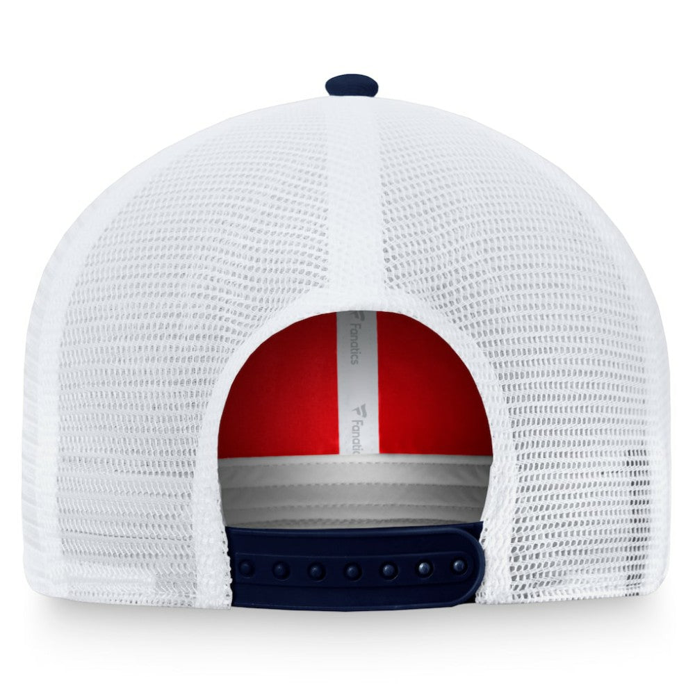 St. Louis Cardinals Two-Tone Patch Trucker Adjustable Hat - Red/Navy