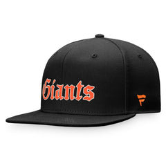 San Francisco Giants Gothic Script Fitted Hat - Black