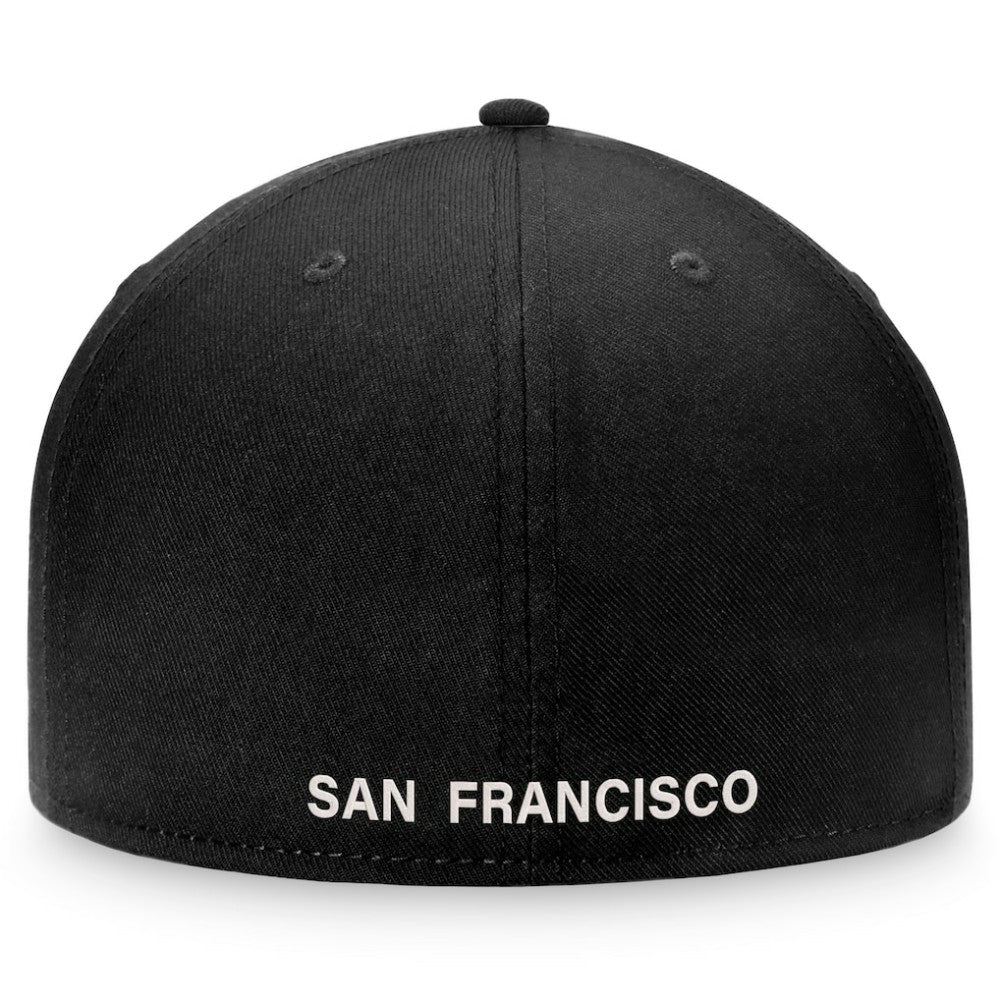 San Francisco Giants Gothic Script Fitted Hat - Black
