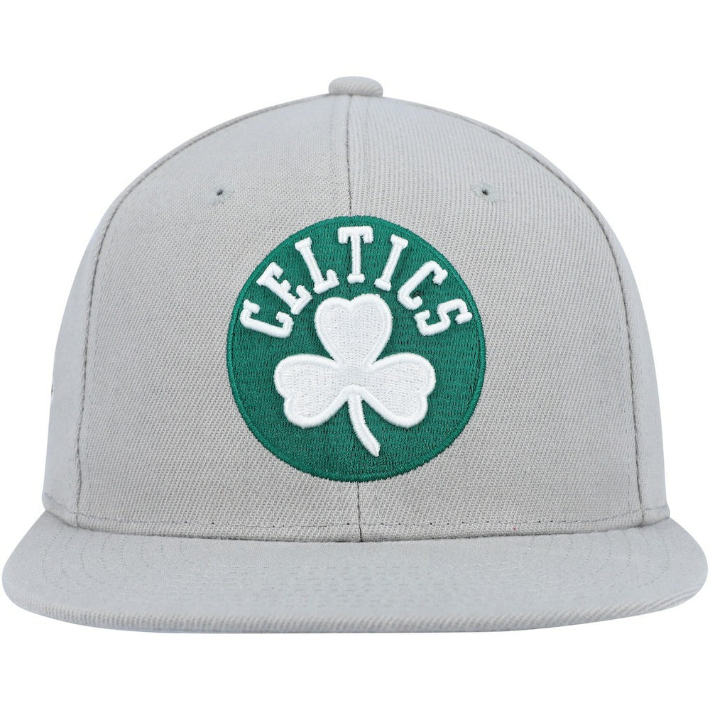 Boston Celtics Side Core 2.0 Snapback Hat - Gray | Mitchell & Ness outlet