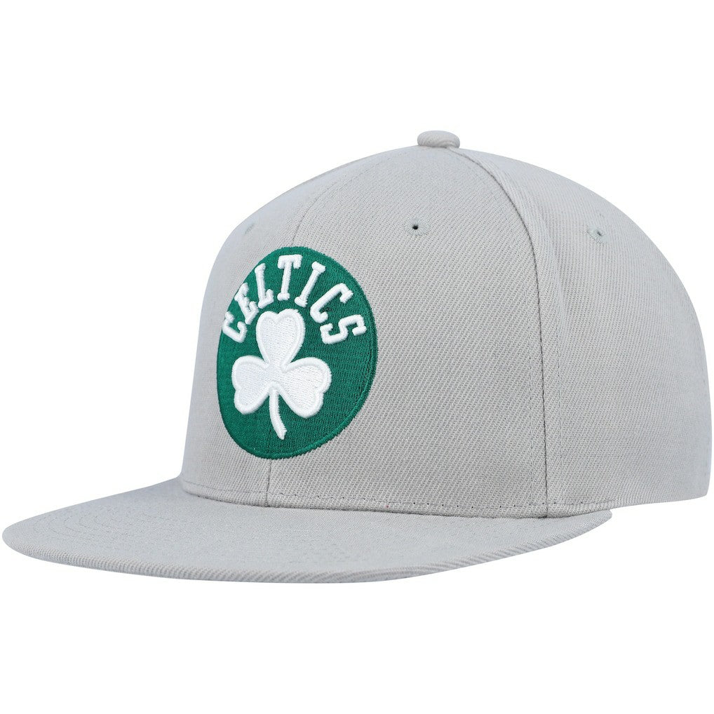 Boston Celtics Side Core 2.0 Snapback Hat - Gray | Mitchell & Ness outlet