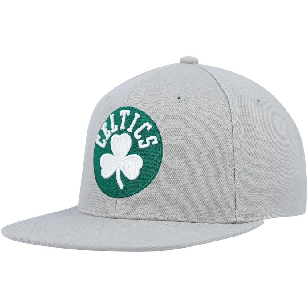 Boston Celtics Side Core 2.0 Snapback Hat - Gray | Mitchell & Ness outlet
