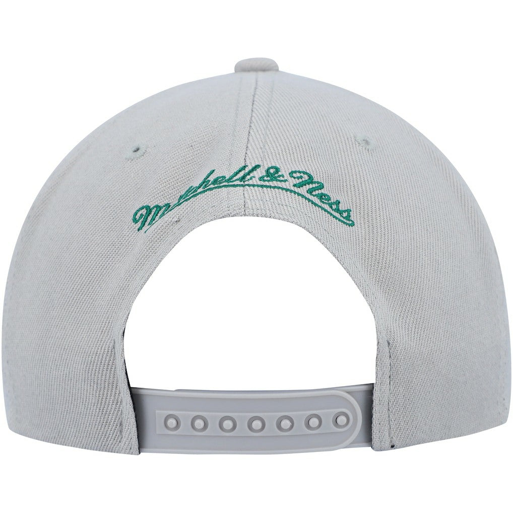 Boston Celtics Side Core 2.0 Snapback Hat - Gray | Mitchell & Ness outlet