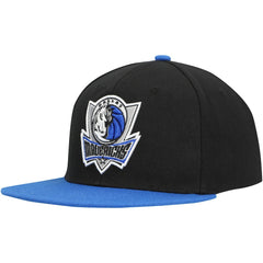 Dallas Mavericks Side Core 2.0 Snapback Hat sale - Black/Royal | Mitchell & Ness online