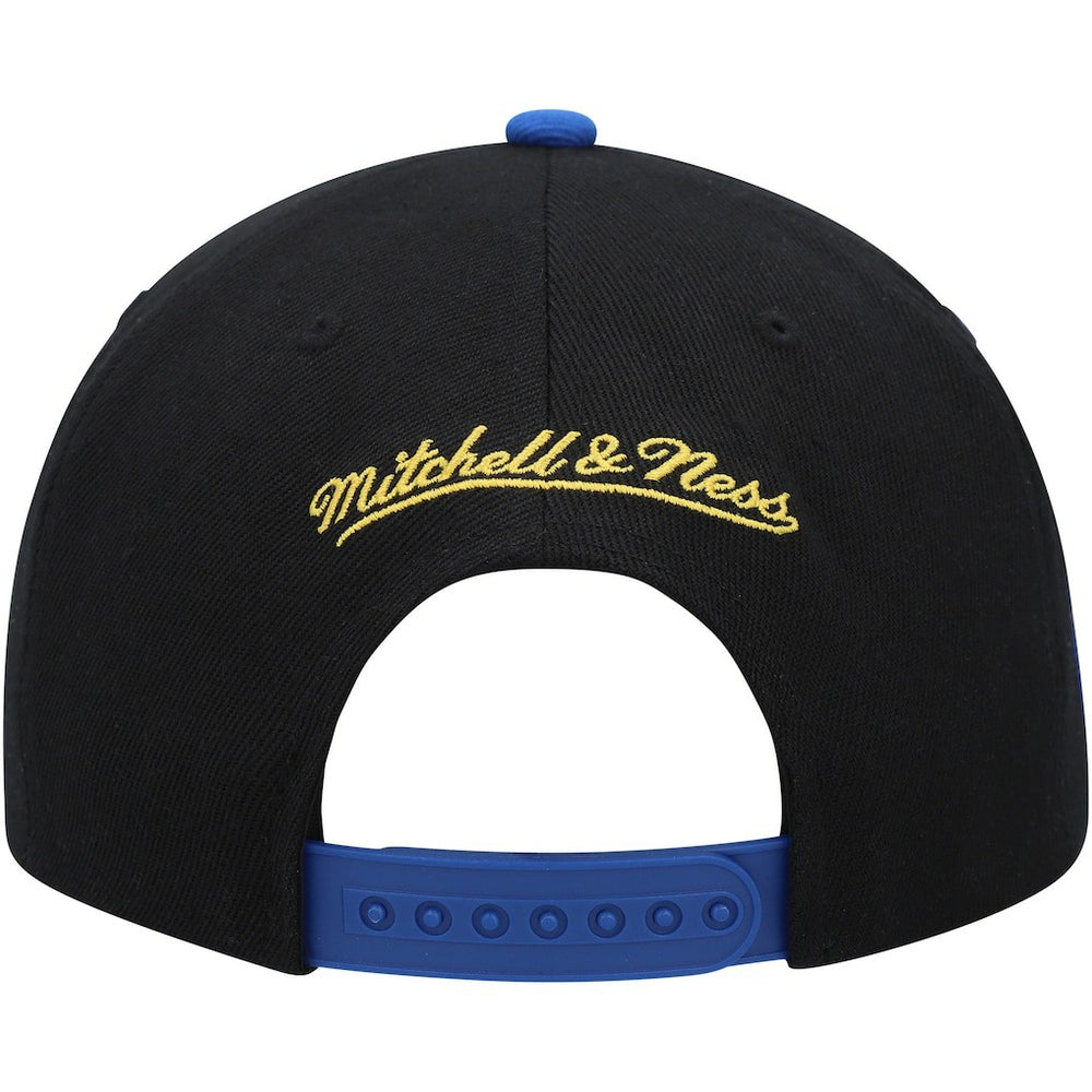 Golden State Warriors Side Core 2.0 Snapback Hat sale - Black/Royal | Mitchell & Ness on sale