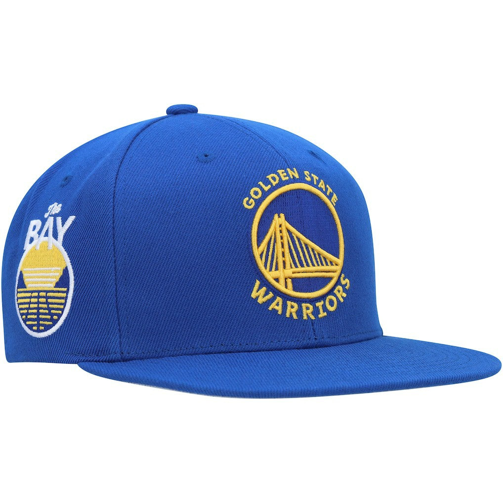 Golden State Warriors Side Core 2.0 Snapback Hat sale - Royal | Mitchell & Ness for sale