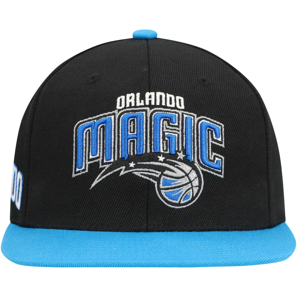 Orlando Magic Side Core 2.0 Snapback Hat - Black/Royal | Mitchell & Ness discount