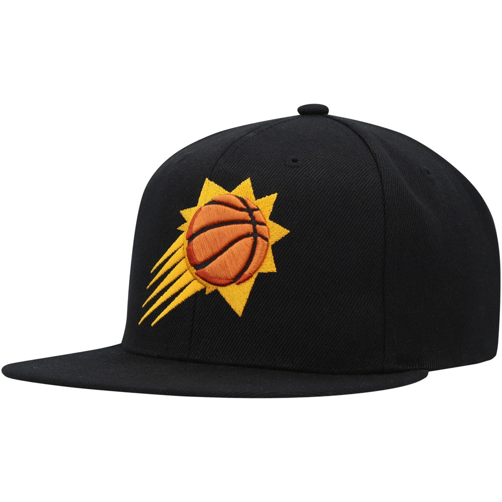 Phoenix Suns Side Core 2.0 Snapback Hat - Black | Mitchell & Ness outlet