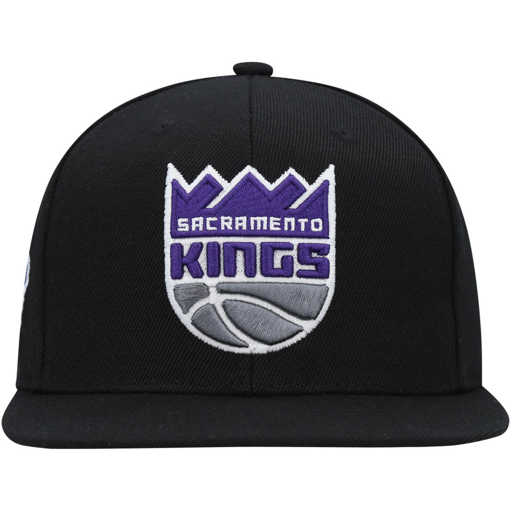 Sacramento Kings Side Core 2.0 Snapback Hat - Black | Mitchell & Ness discount