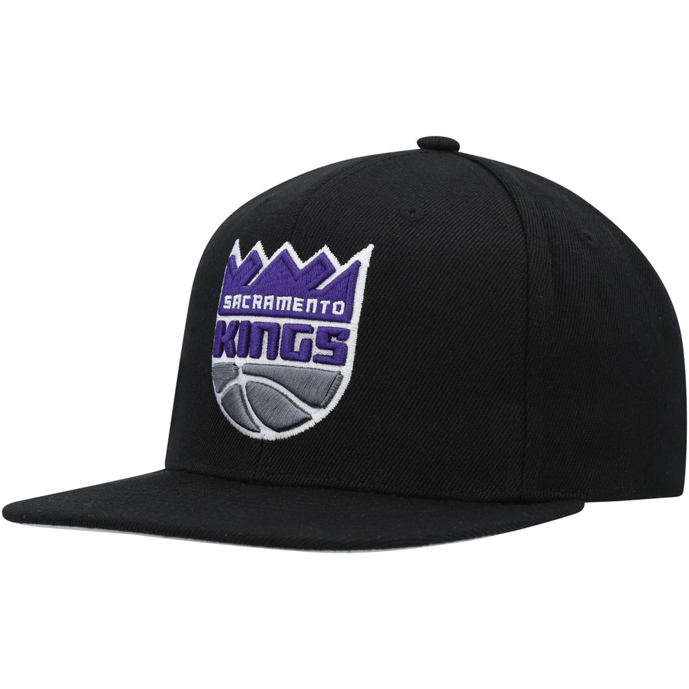 Sacramento Kings Side Core 2.0 Snapback Hat - Black | Mitchell & Ness discount