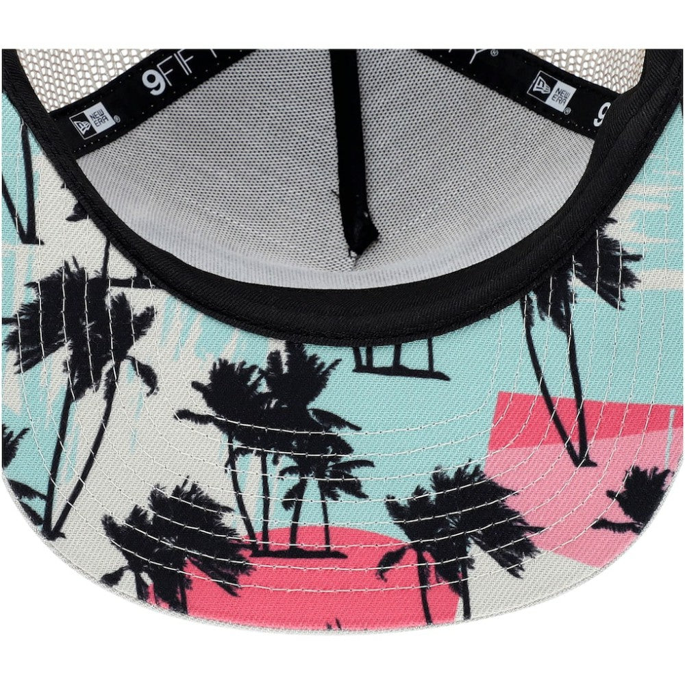 Detroit Tigers Retro Beachin' Patch A-Frame Trucker 9FIFTY Snapback Hat - Natural | New Era