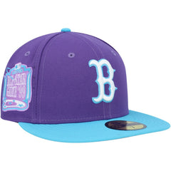 Boston Red Sox Vice 59FIFTY Fitted Hat - Purple | New Era