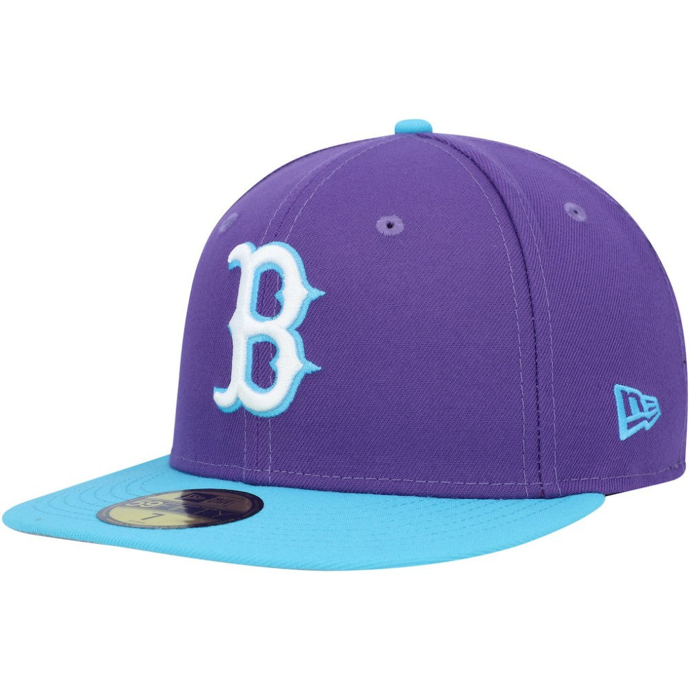 Boston Red Sox Vice 59FIFTY Fitted Hat - Purple | New Era