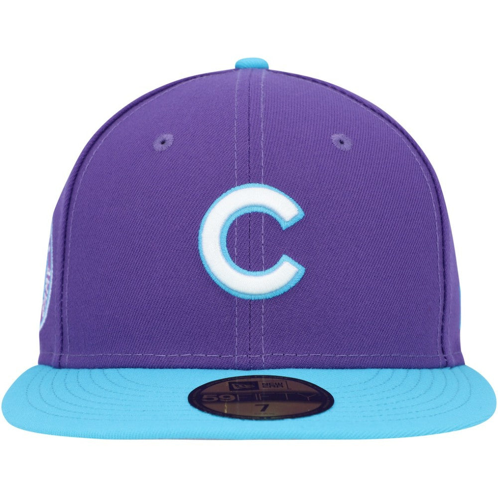 Chicago Cubs Vice 59FIFTY Fitted Hat - Purple | New Era