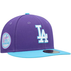 Los Angeles Dodgers Vice 59FIFTY Fitted Hat - Purple | New Era