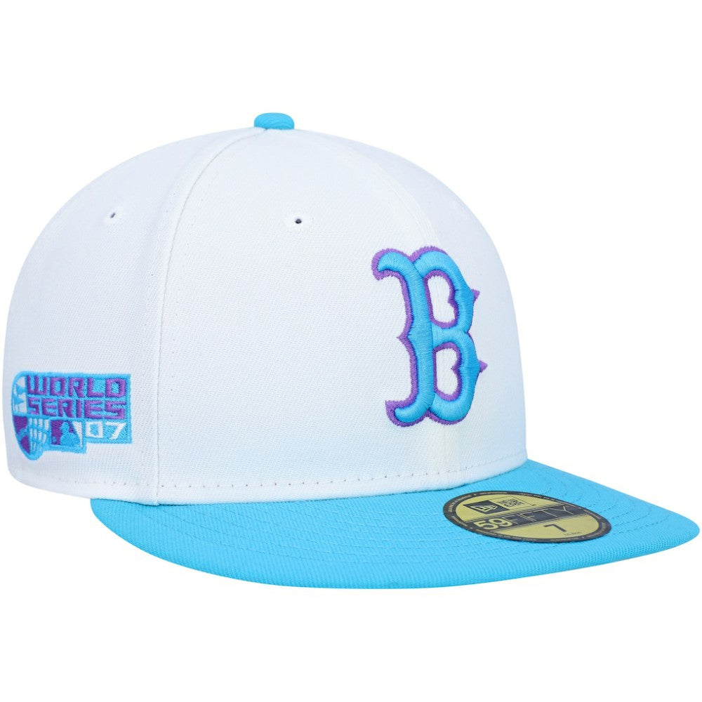 Boston Red Sox 2007 World Series Vice 59FIFTY Fitted Hat - White | New Era