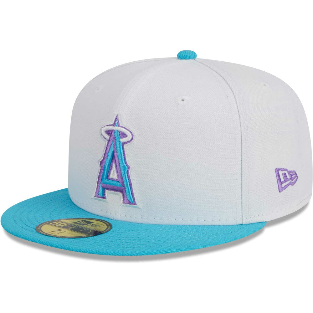 Los Angeles Angels  Vice 59FIFTY Fitted Hat - White | New Era