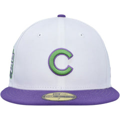 Chicago Cubs  Side Patch 59FIFTY Fitted Hat - White | New Era