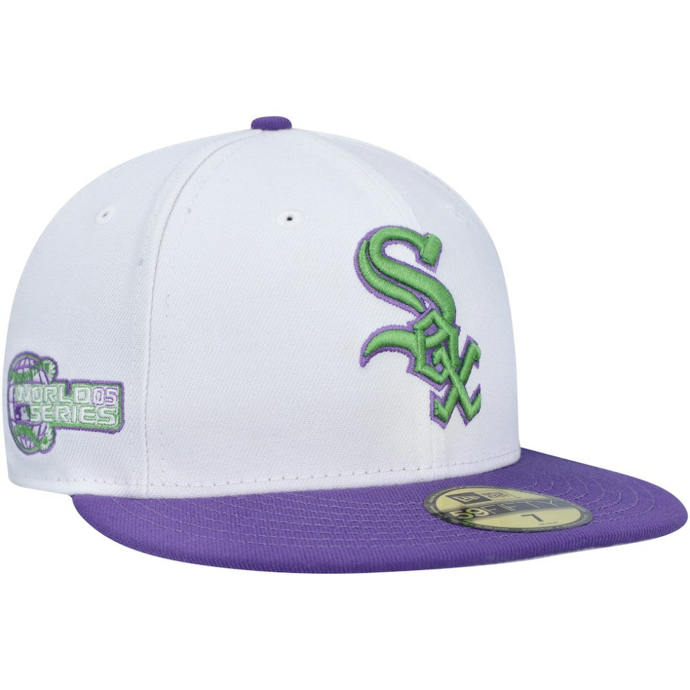Chicago White Sox  Side Patch 59FIFTY Fitted Hat - White | New Era