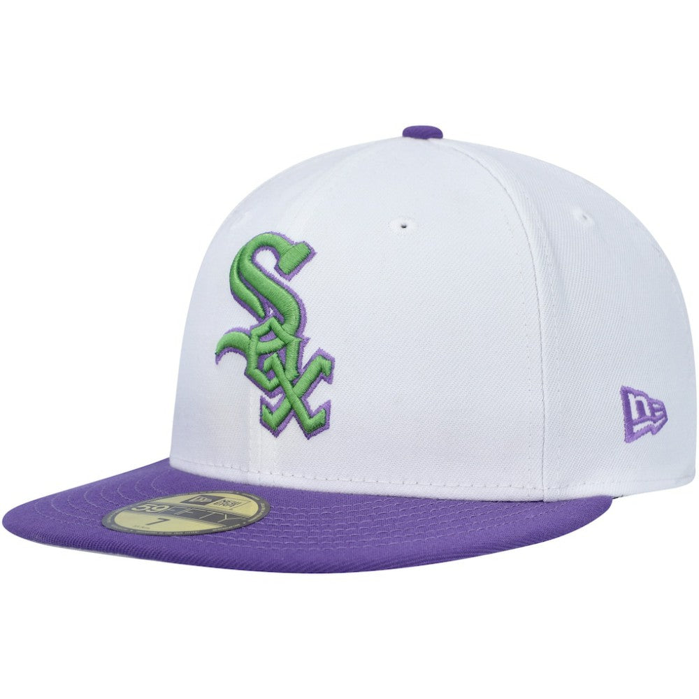 Chicago White Sox  Side Patch 59FIFTY Fitted Hat - White | New Era