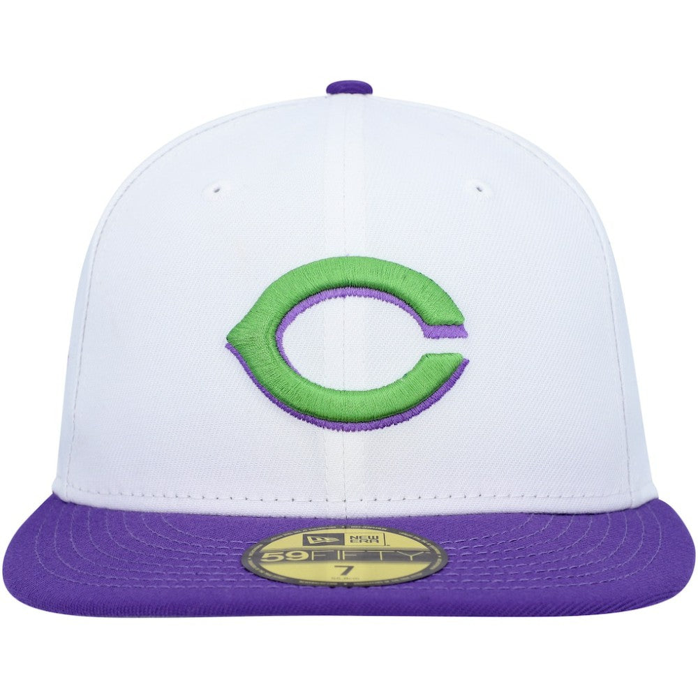 Cincinnati Reds 1990 World Series Side Patch 59FIFTY Fitted Hat - White | New Era