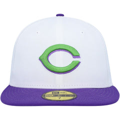 Cincinnati Reds 1990 World Series Side Patch 59FIFTY Fitted Hat - White | New Era