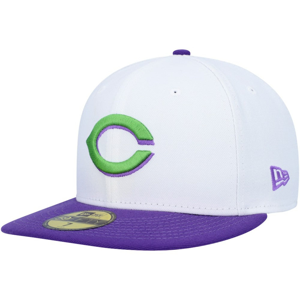 Cincinnati Reds 1990 World Series Side Patch 59FIFTY Fitted Hat - White | New Era