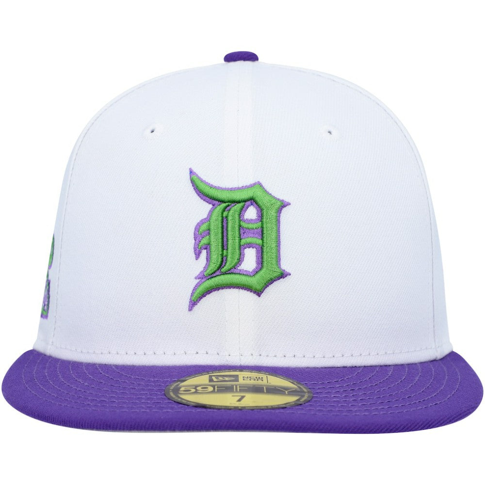Detroit Tigers 1984 World Series Side Patch 59FIFTY Fitted Hat - White | New Era