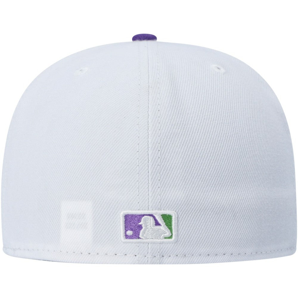 New York Yankees  Side Patch 59FIFTY Fitted Hat - White | New Era