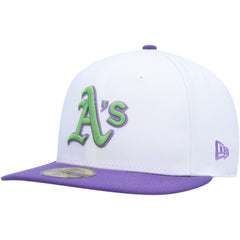 Athletics 1989 World Series Side Patch 59FIFTY Fitted Hat - White | New Era