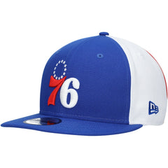 Philadelphia 76ers Pop Panels 9FIFTY Snapback Hat - Royal | New Era discount