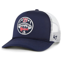 Chicago White Sox Foam Logo Trucker Snapback Hat - Navy | 47 brand