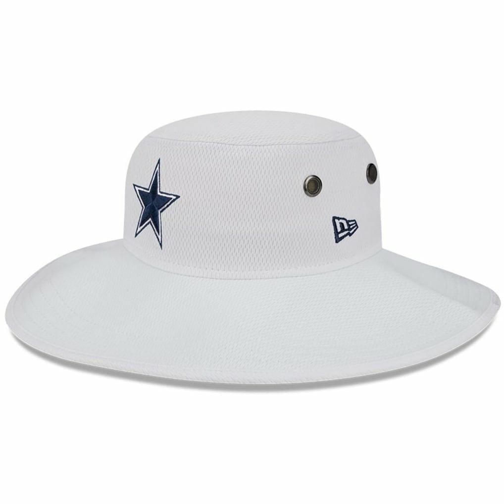 Dallas Cowboys New Era 2023 NFL Training Camp Panama Bucket Hat - White cheap