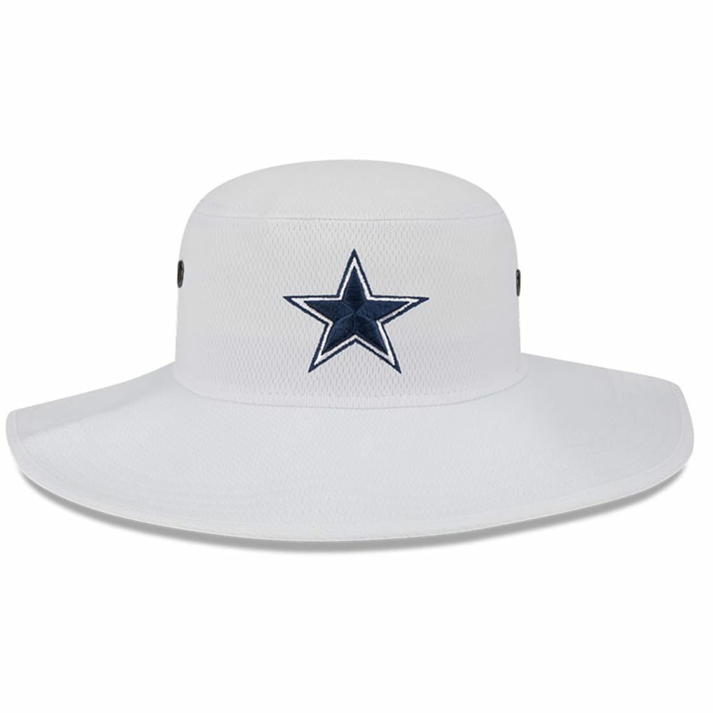 Dallas Cowboys New Era 2023 NFL Training Camp Panama Bucket Hat - White cheap