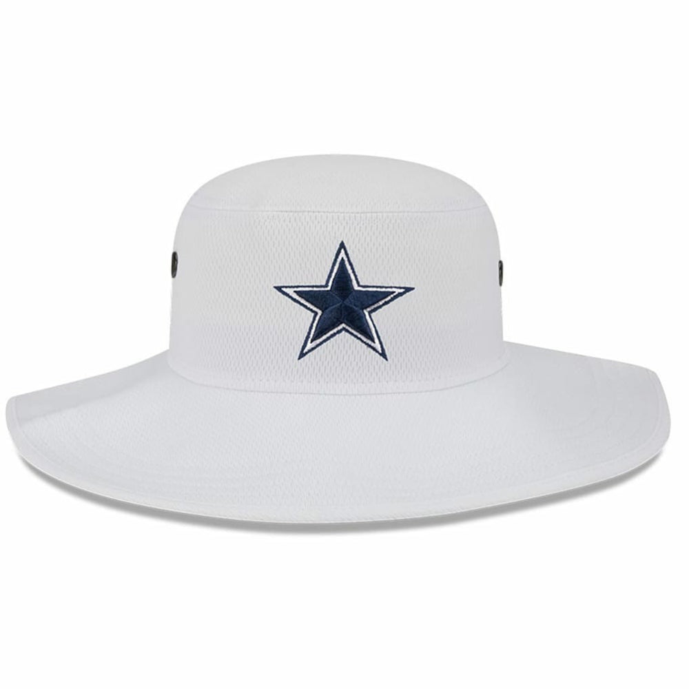 Dallas Cowboys New Era 2023 NFL Training Camp Panama Bucket Hat - White cheap
