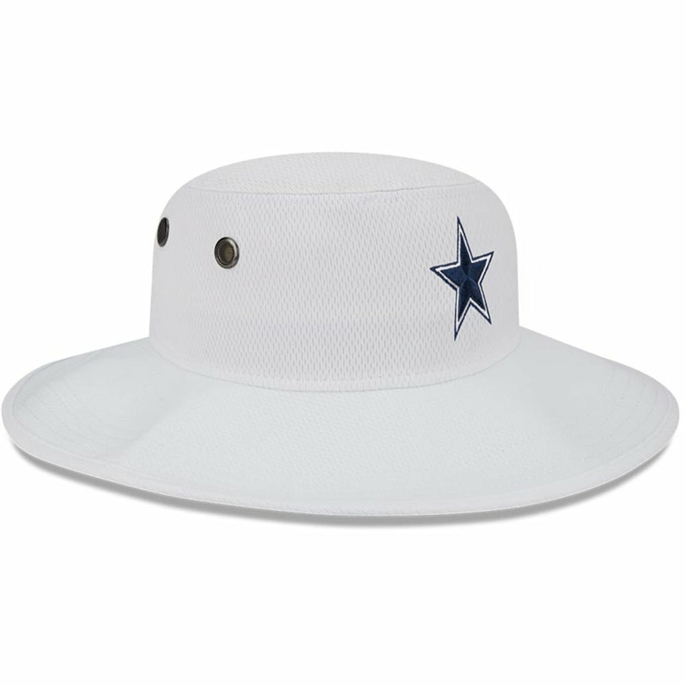 Dallas Cowboys New Era 2023 NFL Training Camp Panama Bucket Hat - White cheap